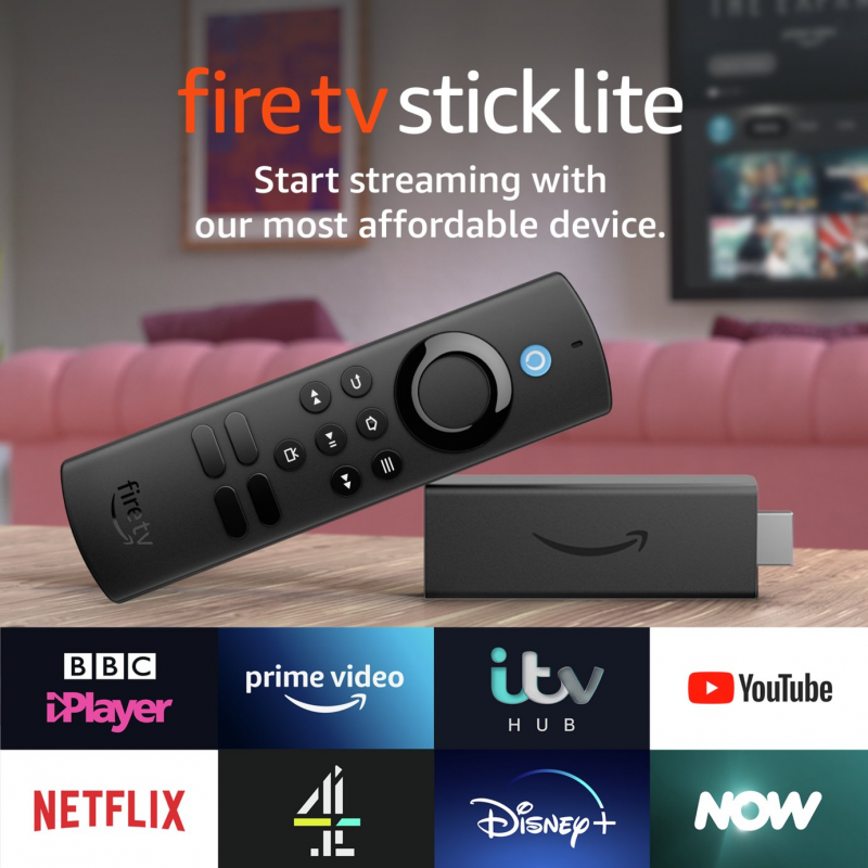 Amazon Fire TV Stick Lite with Alexa Voice Remote Lite