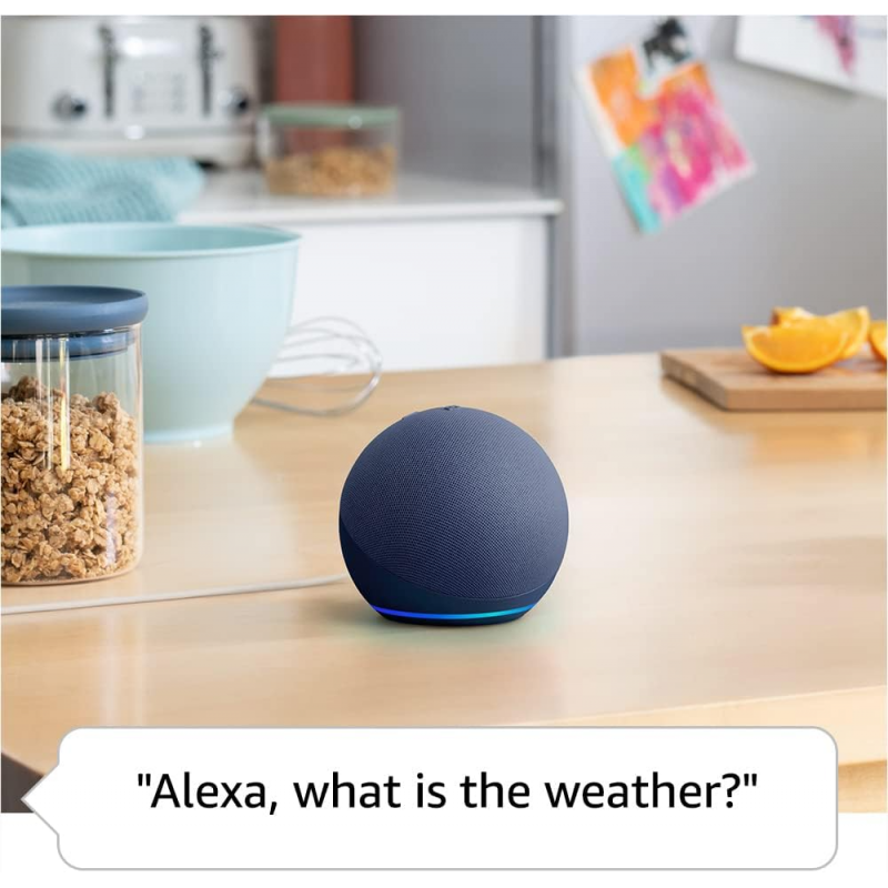 Renewed - Amazon Echo Dot 5th Generation - Sea Blue