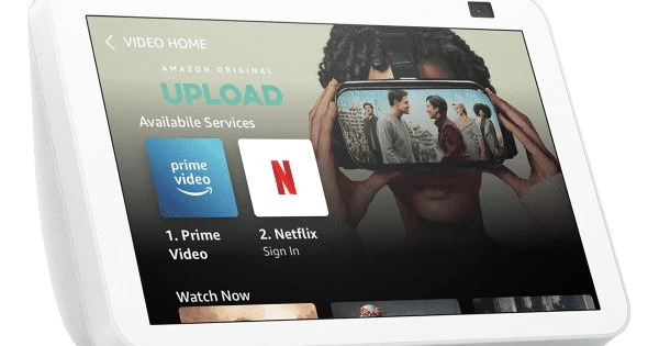 Amazon prime video online on echo show 8