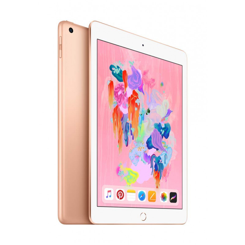 Renewed - Apple iPad 6th Generation (2018, 9.7-inch, Wi-Fi, 32 GB) - Gold