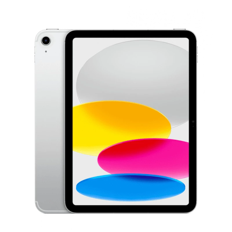 Apple 10.9" iPad 10th Generation (2022, Wi-Fi + Cellular, 64GB) - Silver