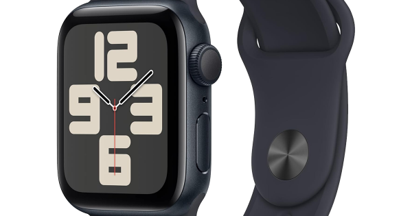 Apple Watch SE 2023 2nd Generation (GPS, 44mm) - Midnight Aluminium Case  with S/M Midnight Sport Band