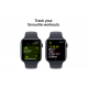 Apple Watch SE 2024 2nd Generation (GPS, 44mm) - Midnight Aluminium Case with M/L Midnight Sport Band