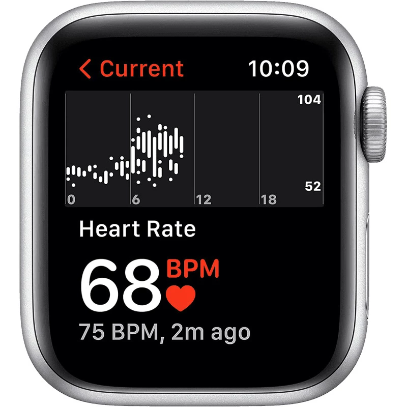 Apple Watch SE (GPS, 40mm) - Silver Aluminium with Sports Band - Abyss Blue