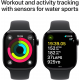 Apple Watch Series 10 (GPS, 42mm) - Jet Black Aluminium Case with S/M Black Sport Band