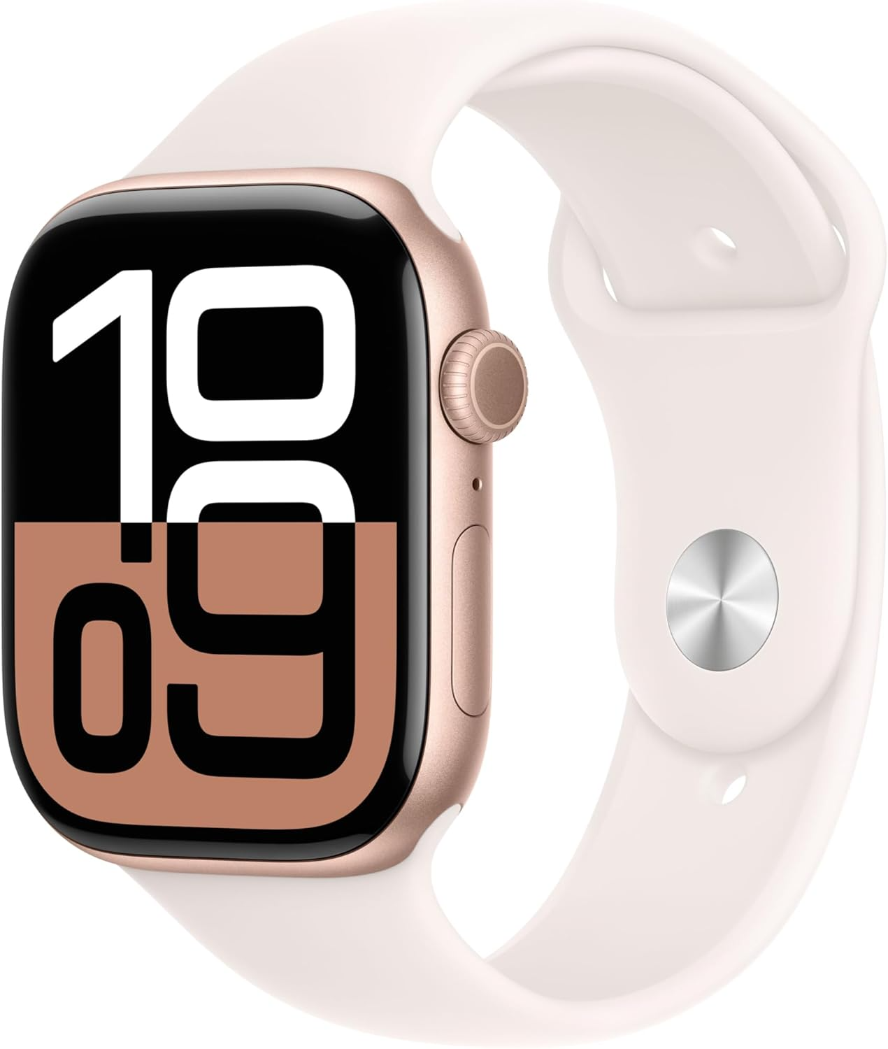 Silver apple watch with pink sand band online