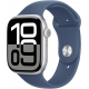 Apple Watch Series 10 (GPS, 46mm) - Silver Aluminium Case with S/M Denim Band