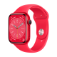 Apple Watch Series 8 (GPS, 45mm) - (PRODUCT)Red Aluminium Case with  (PRODUCT)Red Sport Band - Regular