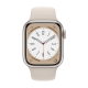 Apple Watch Series 8 (GPS, 41mm) - Starlight Aluminium Case with S/M Starlight Sport Band