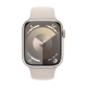 Apple Watch Series 9 (GPS, 45mm) - Starlight Aluminium Case with S/M Starlight Sport Band