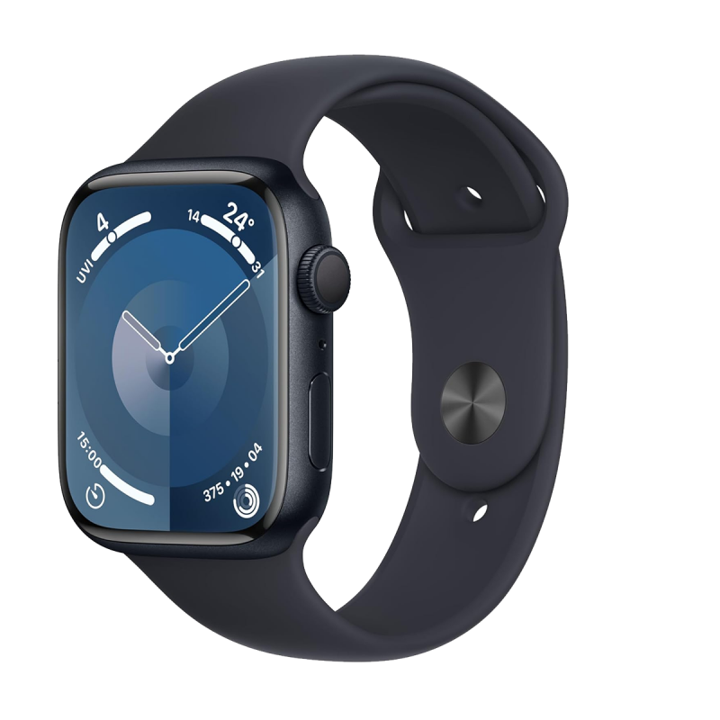 Apple Watch Series 9 (GPS, 41mm) - Midnight Aluminium Case with M/L Midnight Sport Band