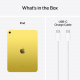 Apple 10.9" iPad 10th Generation (2022, Wi-Fi, 256GB) - Yellow