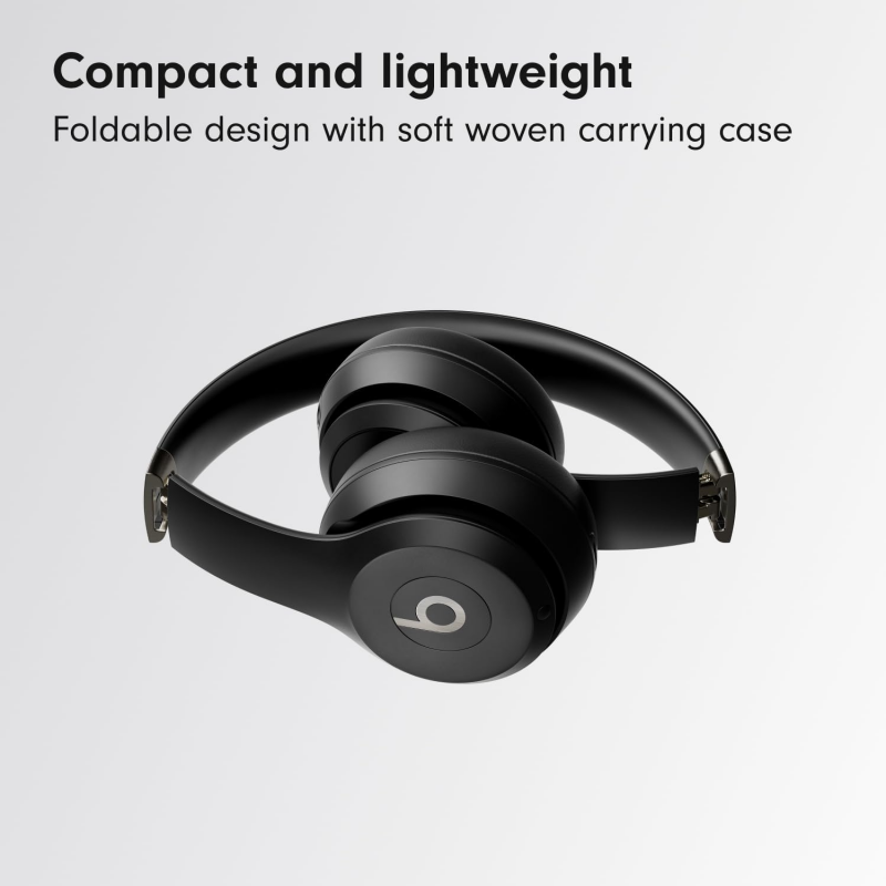 Beats Solo 4 Wireless Bluetooth On-Ear Headphones - Matt Black