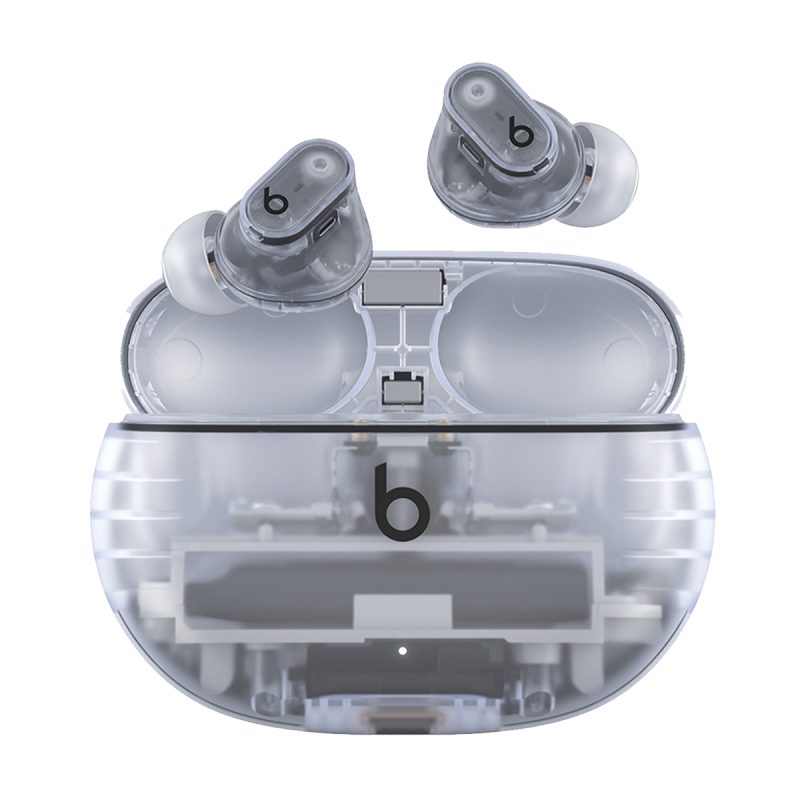 Beats Studio Buds + (2023) True Wireless Noise Cancelling Earbuds - Transparent