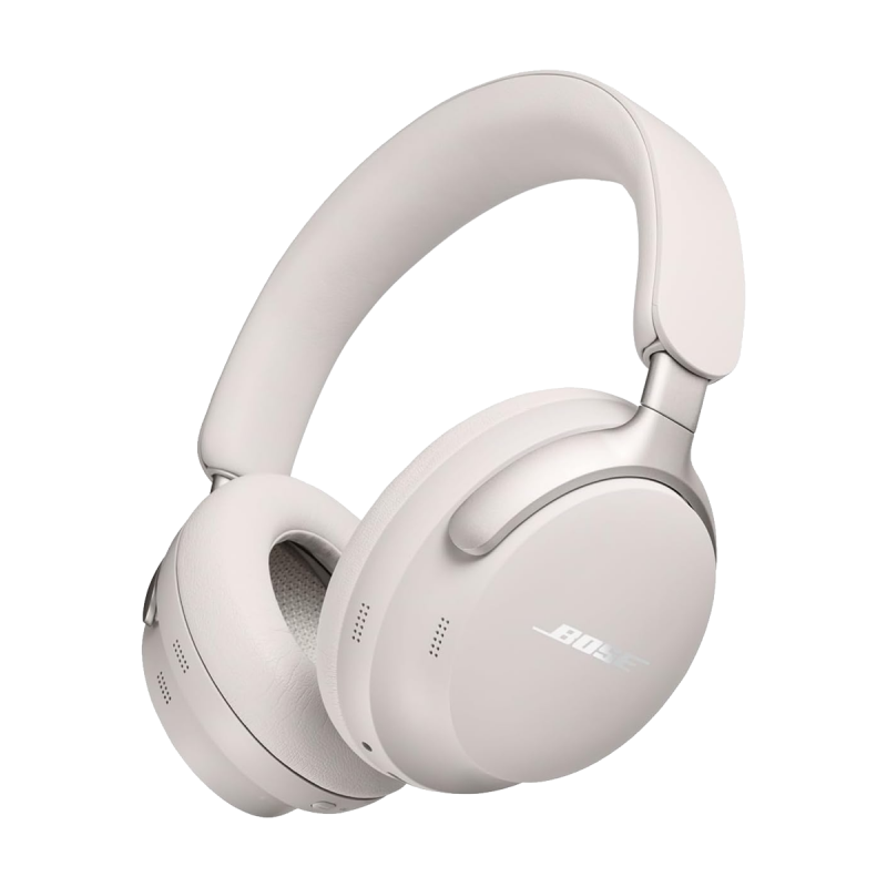 Bose QuietComfort Ultra Wireless Noise Cancelling Headphones with Spatial Audio - White Smoke