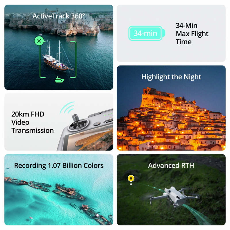 DJI Mini 4 Pro Fly More Combo with DJI RC 2, 47 Minutes Flight Time