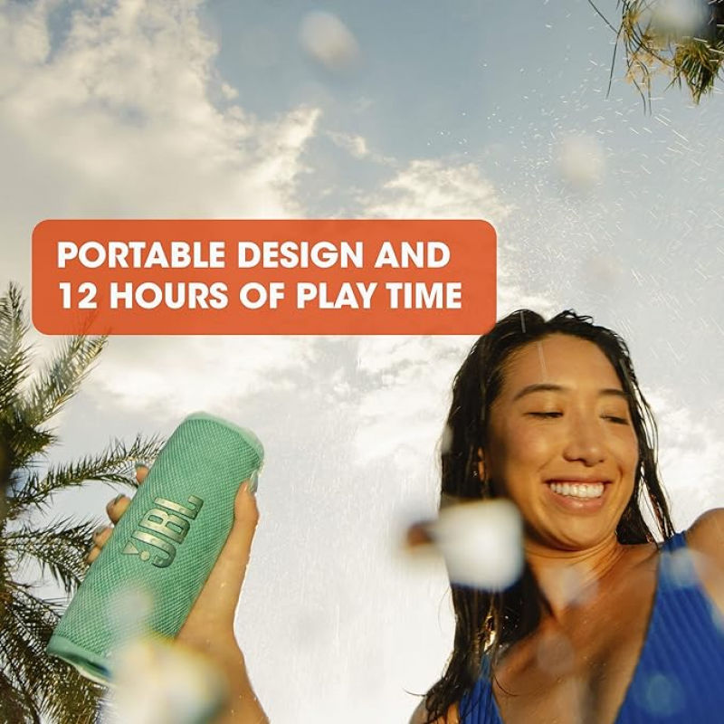 JBL Flip 6 Portable Waterproof Bluetooth Speaker - Teal