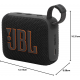 JBL GO 4 Ultra-Portable Bluetooth Speaker - Red