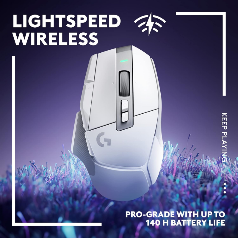 Logitech G502 X Lightspeed Wireless Gaming Mouse -White