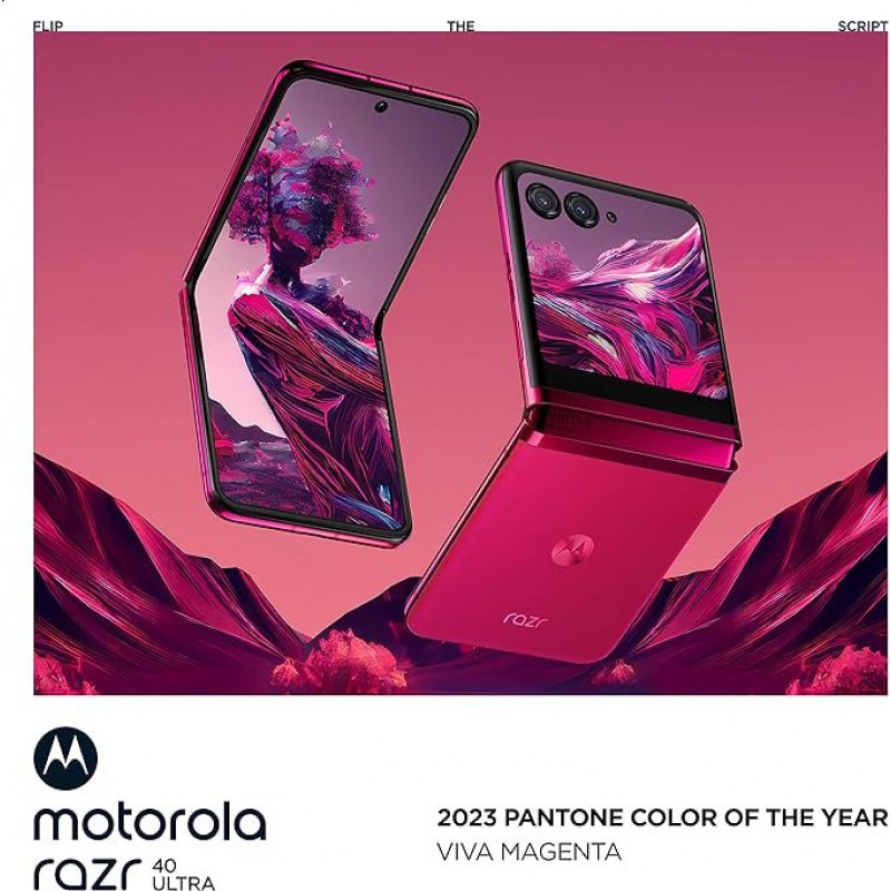 Motorola Razr 40 Ultra 5G smartphone (Dual SIM 8/256GB) - Viva Magenta