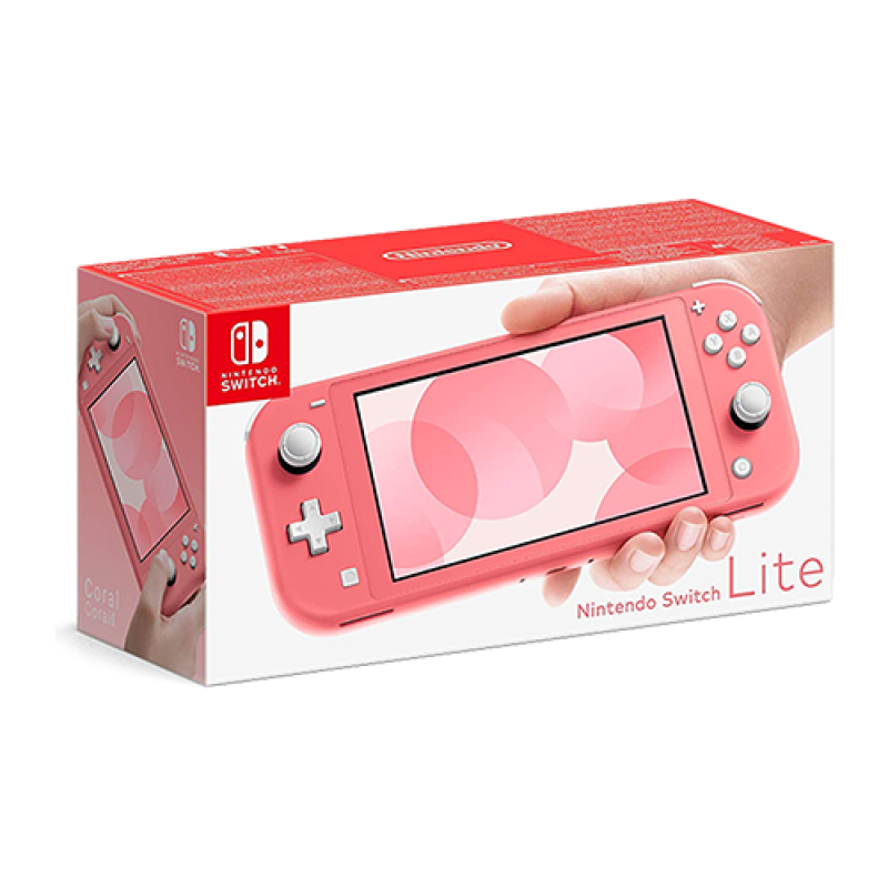 Nintendo Switch Lite Animal Crossing Bundle - Coral