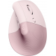 Logitech Lift Vertical Ergonomic Mouse, Wireless - Rose