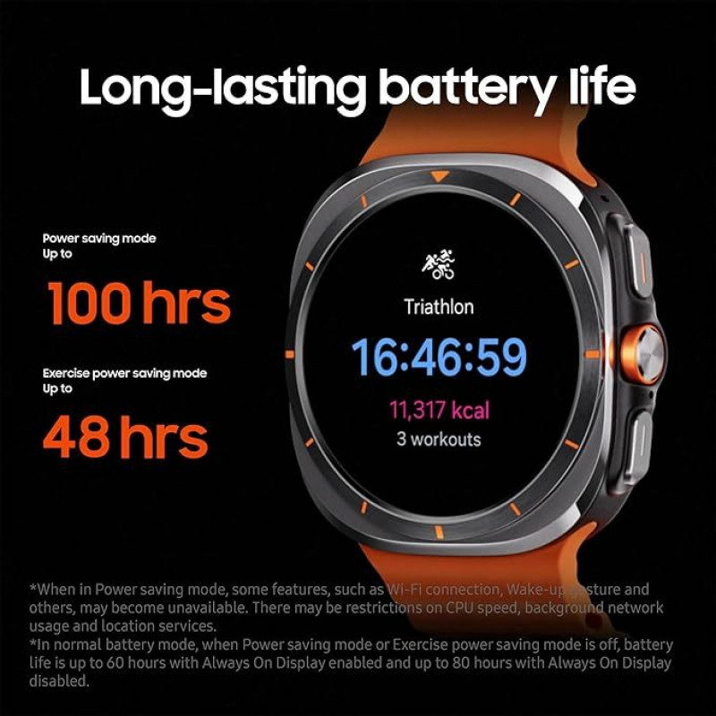 Samsung Galaxy Watch Ultra (LTE, 47mm) - Titanium Silver