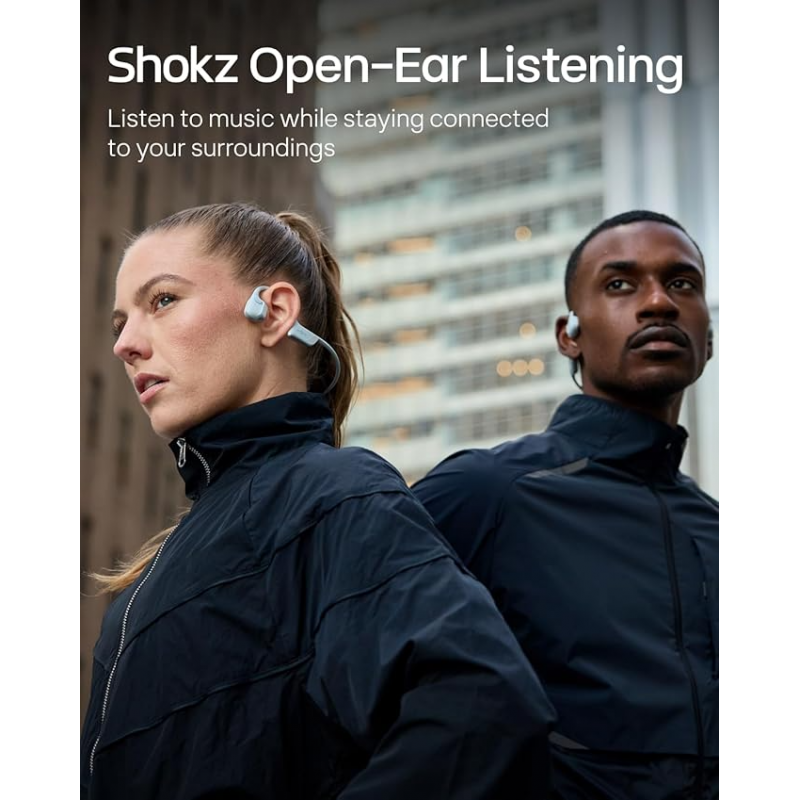 SHOKZ OpenRun Pro 2 Open-Ear Wireless Earphones - Silver