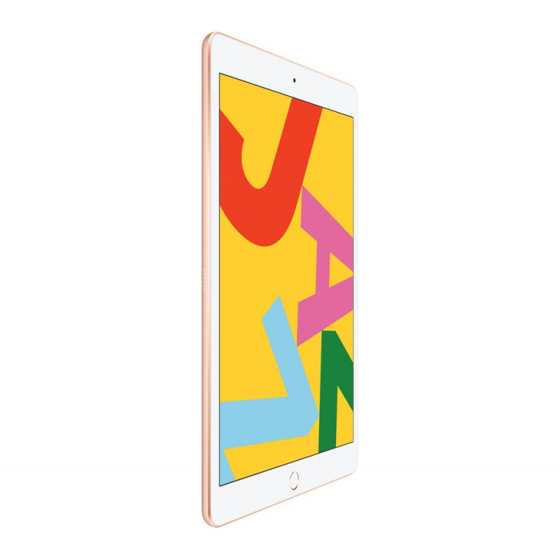 Renewed - Apple iPad 7th Generation (2019, 10.2-inch, Wi-Fi, 128GB) - Gold