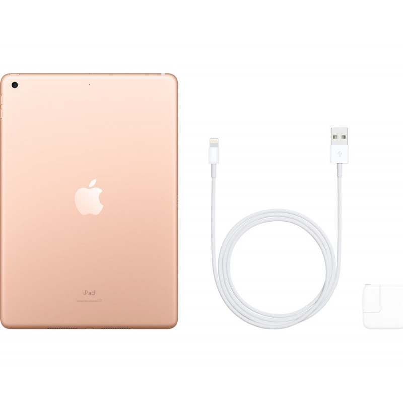 Renewed - Apple iPad 7th Generation (2019, 10.2-inch, Wi-Fi, 128GB) - Gold