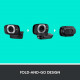 Logitech C615 Portable Webcam - Black