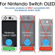 3 Pack - Tempered Glass Screen Protector For Nintendo Switch OLED