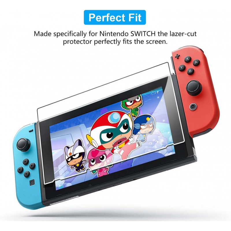 3 Pack - Tempered Glass Screen Protector For Nintendo Switch