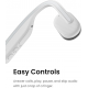 SHOKZ OpenMove Bone Conduction Headphones - White